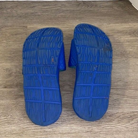 Nike Benassi Solarsoft Men\'s Size 8 Blue Teal 705474-401 Slides Sandals main image 5